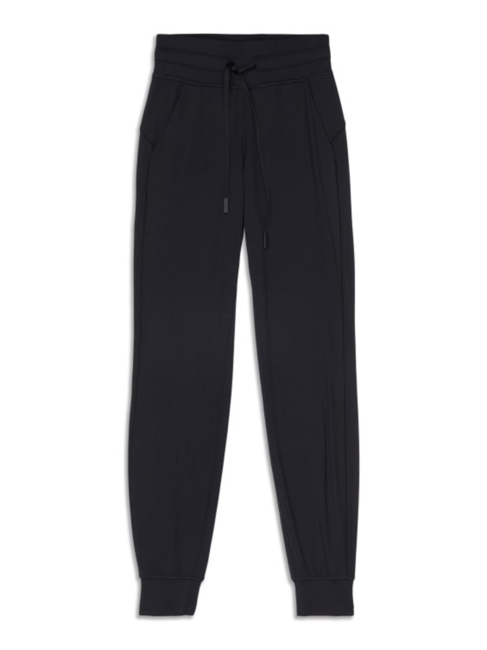 Lululemon Black Jogger Pants Women’s Size 2 Athletic Stretch Drawstring Pockets